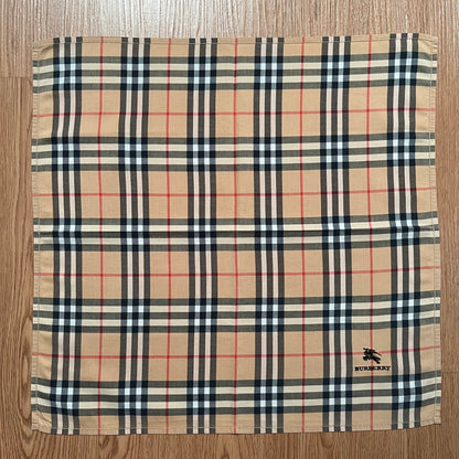 Vintage Burberry Check Handkerchief