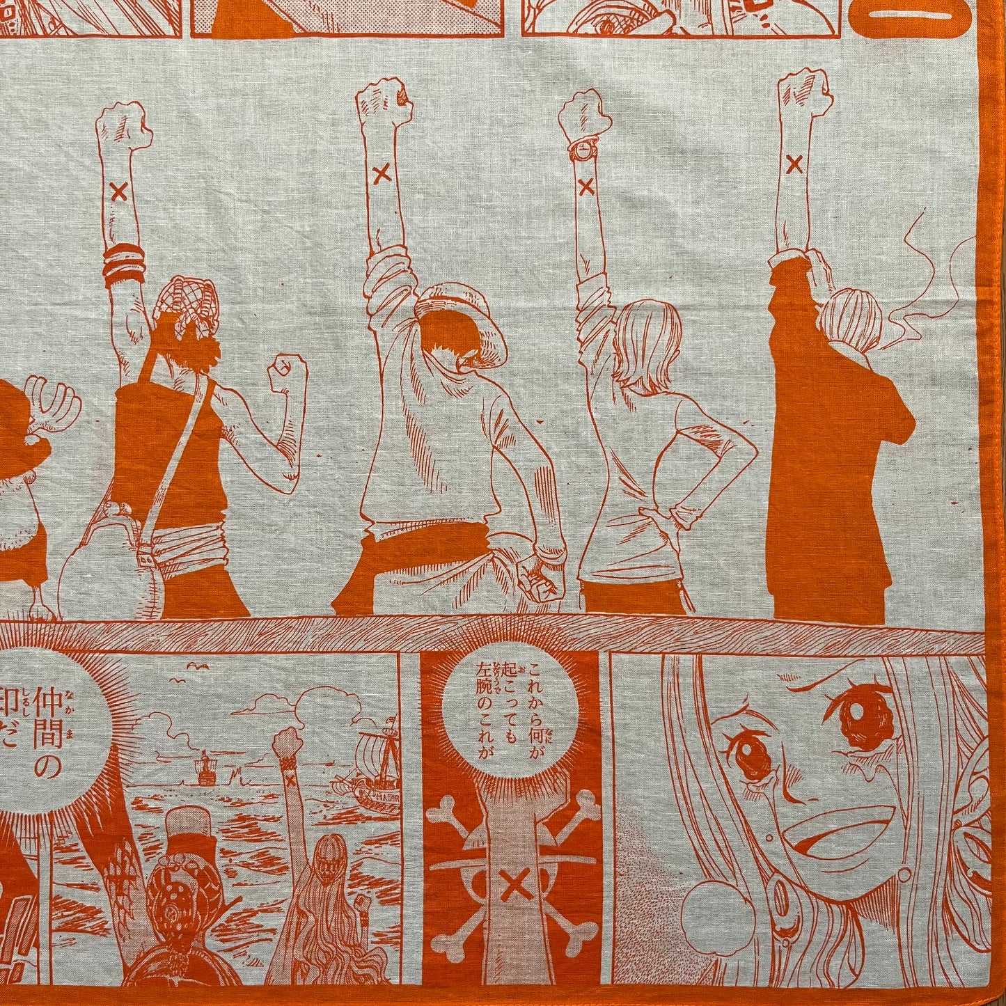 One piece crying alabasta handkerchief