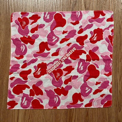 A Bathing Ape x Pepsi Pink Camo Handkerchief