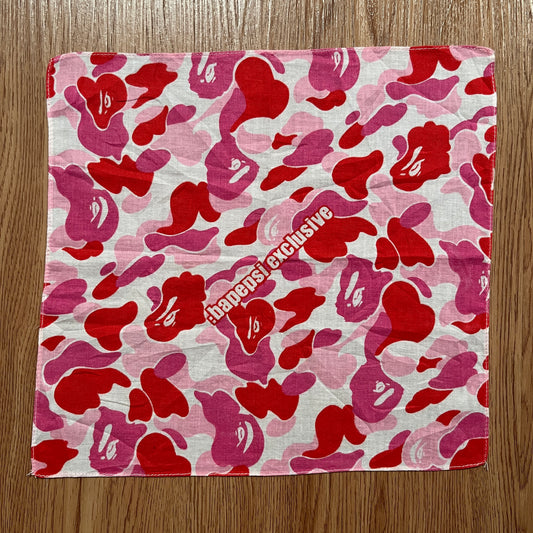 A Bathing Ape x Pepsi Pink Camo Handkerchief