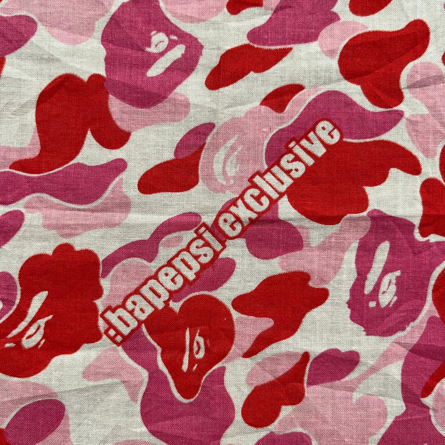 A Bathing Ape x Pepsi Pink Camo Handkerchief