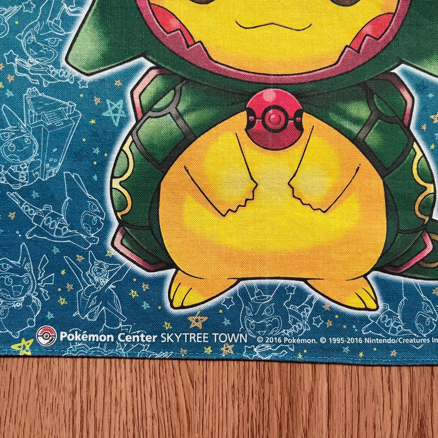 Pokemon Center Skytree Town Rayquaza Poncho Pikachu Handkerchief