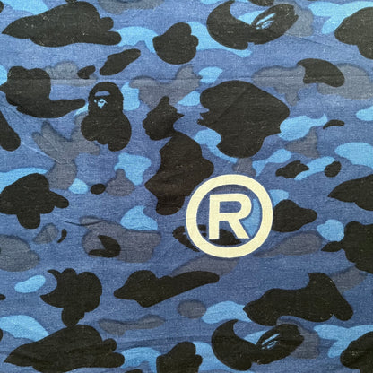 A Bathing Ape Navy Camo Handkerchief