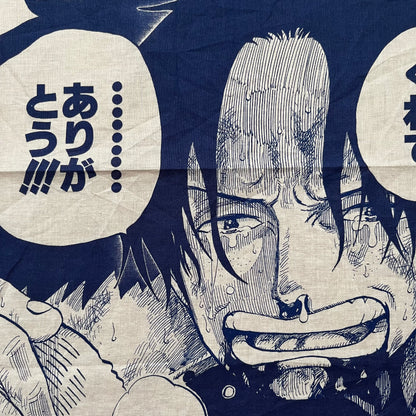 One piece crying Ace handkerchief