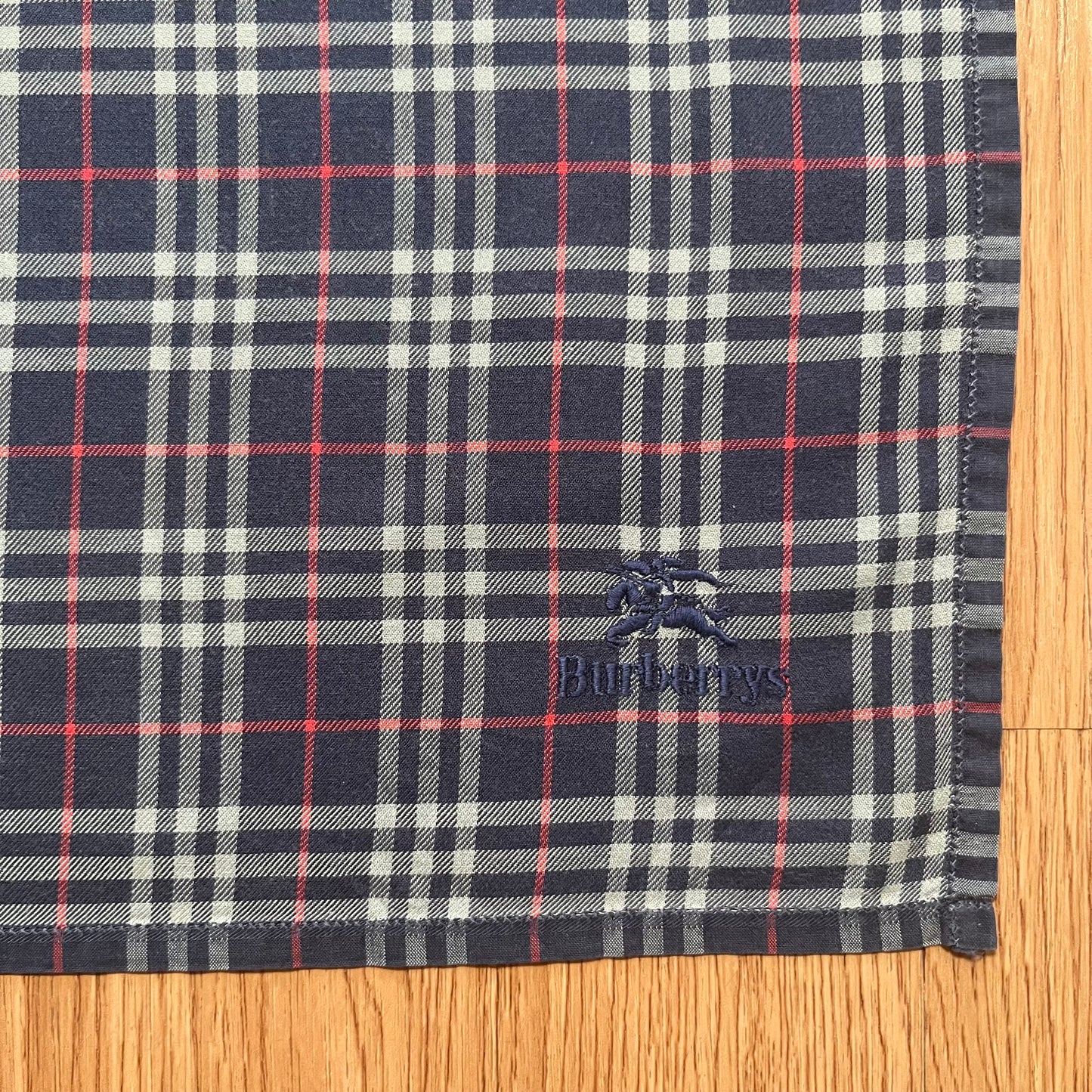 Vintage Burberry Check Handkerchief