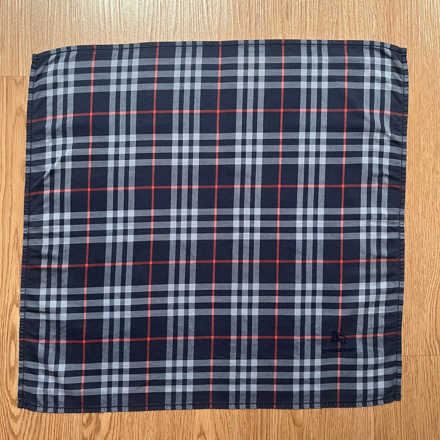 Vintage Burberry Check Handkerchief