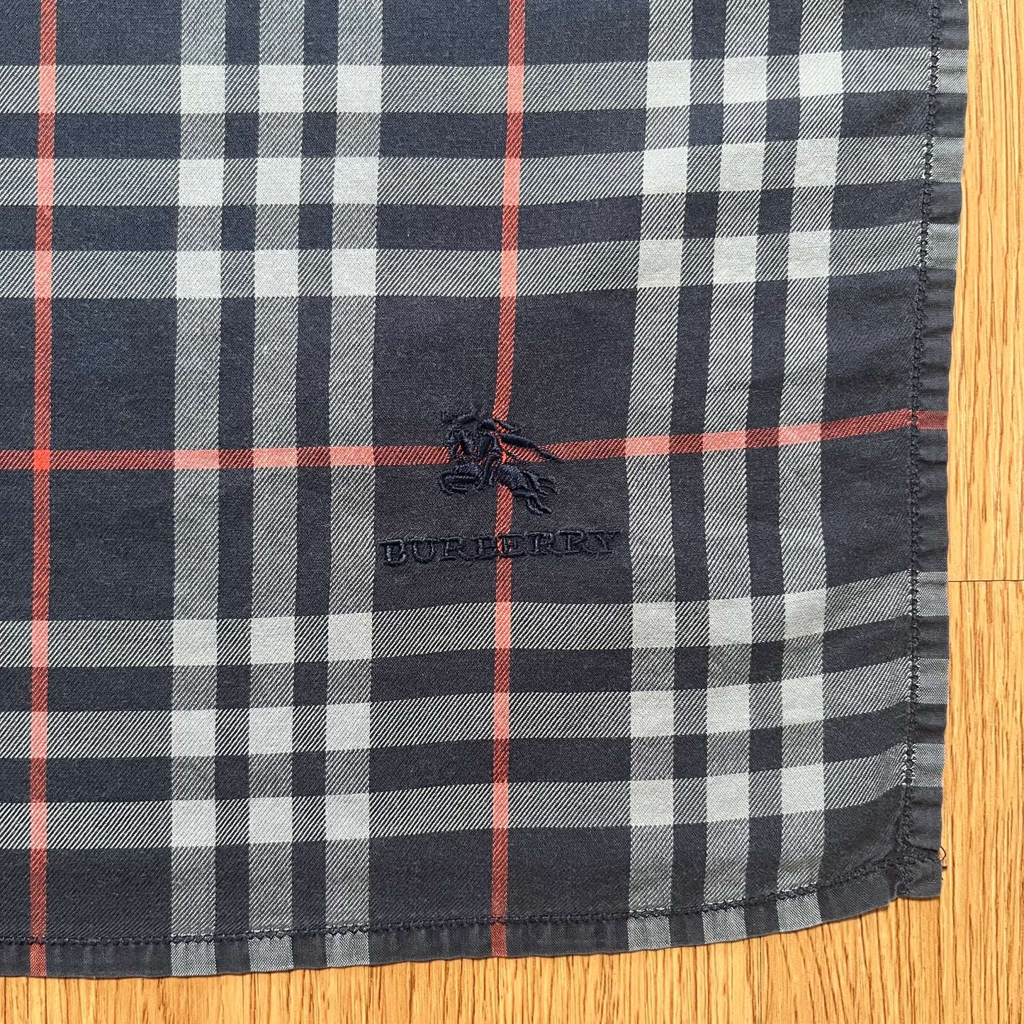 Vintage Burberry Check Handkerchief