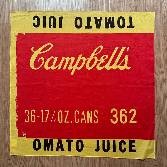 Andy Warhol SPRZ NY Campbell Tomato Juice bandana UNIQLO Handkerchief