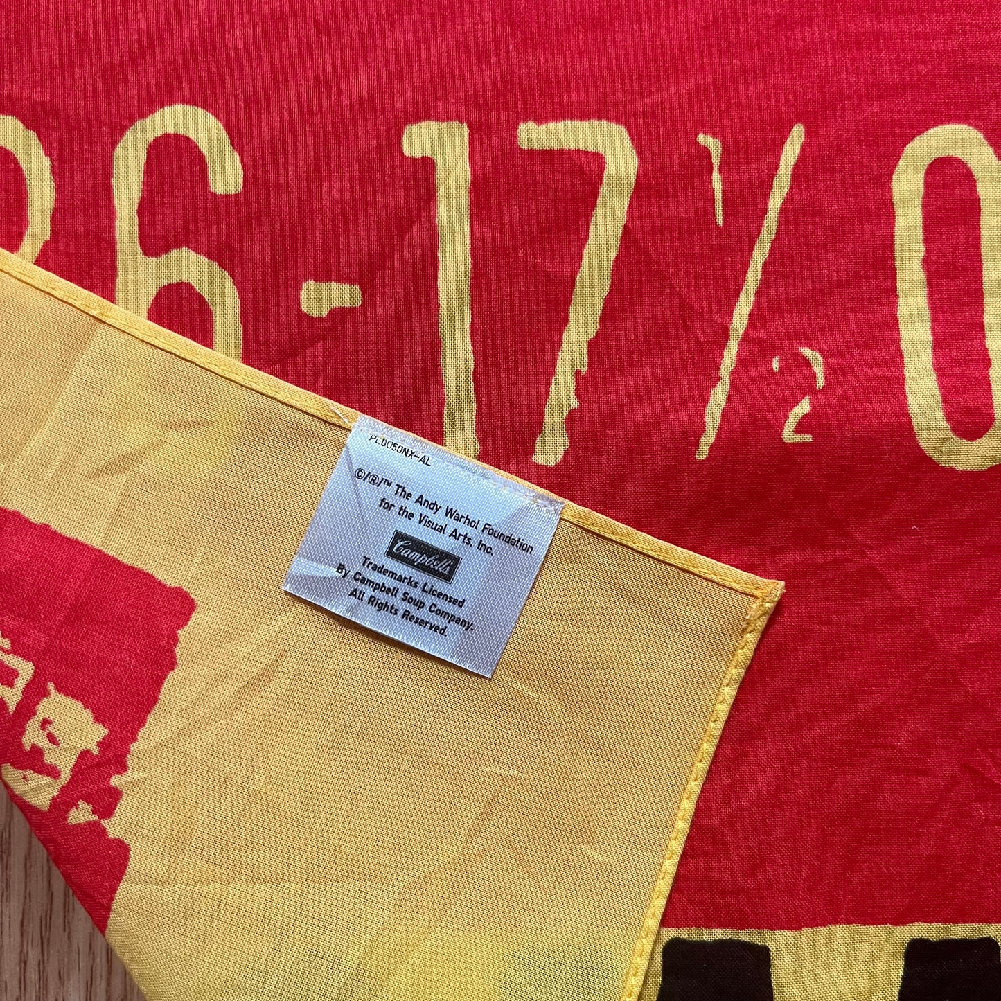 Andy Warhol SPRZ NY Campbell Tomato Juice bandana UNIQLO Handkerchief