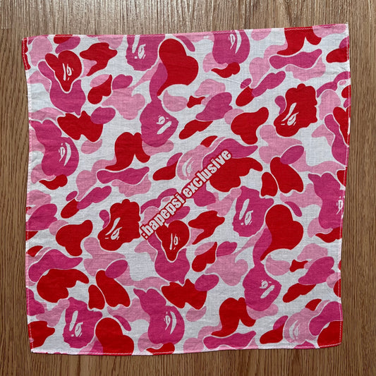 A Bathing Ape x Pepsi Pink Camo Handkerchief
