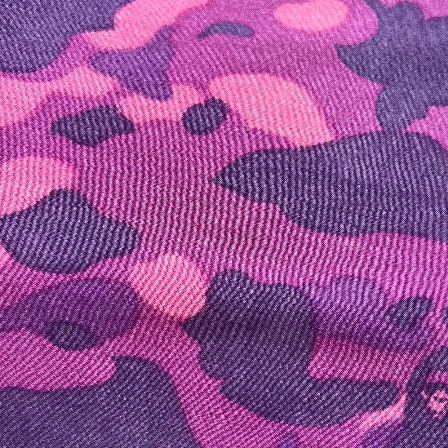 A Bathing Ape Purple Camo Handkerchief