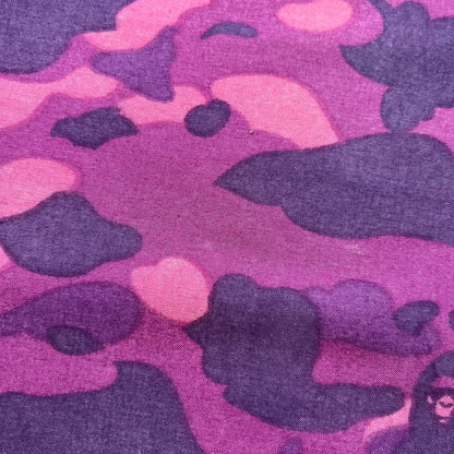 A Bathing Ape Purple Camo Handkerchief