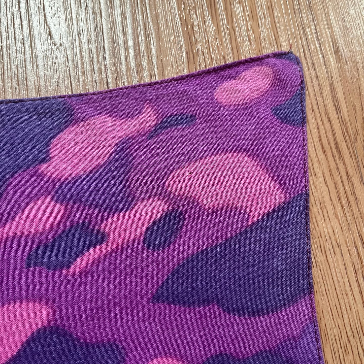 A Bathing Ape Purple Camo Handkerchief