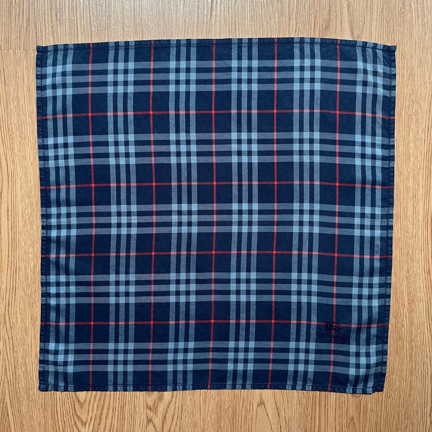 Vintage Burberry Check Handkerchief