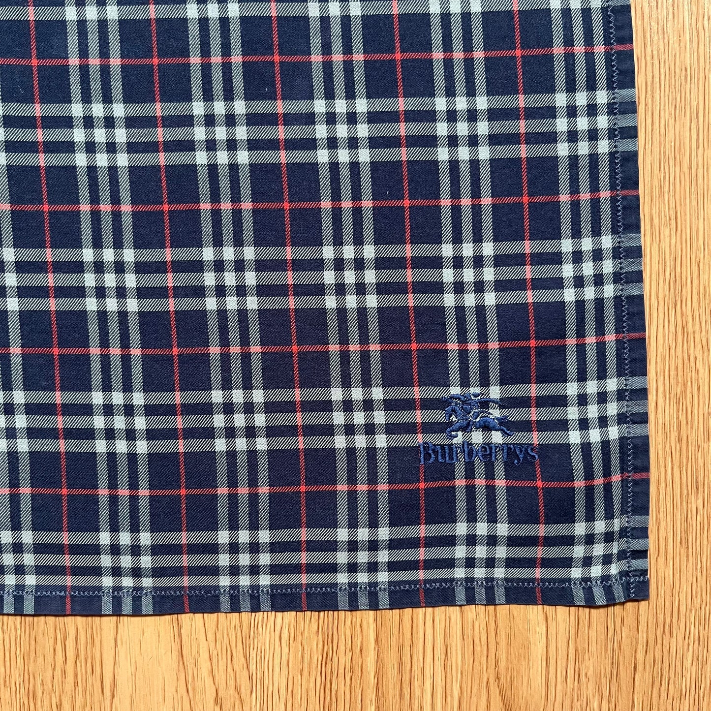 Vintage Burberry Check Handkerchief