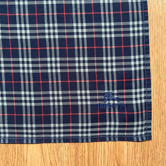 Vintage Burberry Check Handkerchief