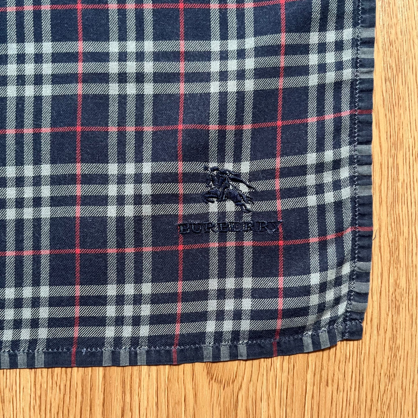 Vintage Burberry Check Handkerchief