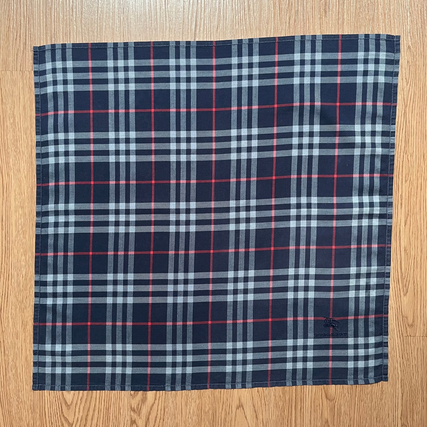 Vintage Burberry Check Handkerchief
