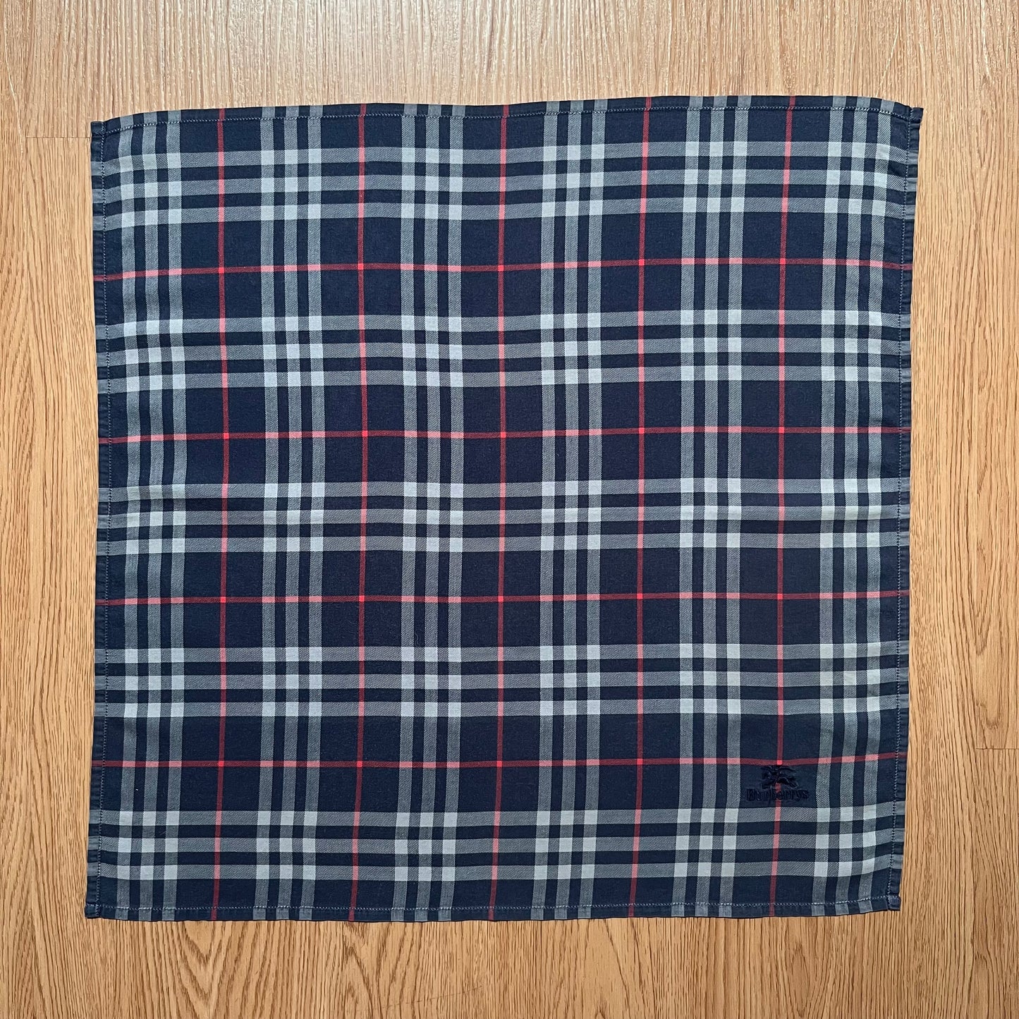 Vintage Burberry Check Handkerchief