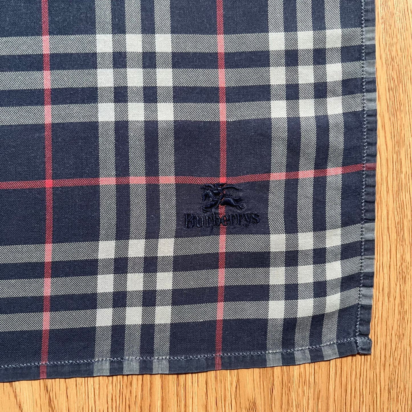 Vintage Burberry Check Handkerchief