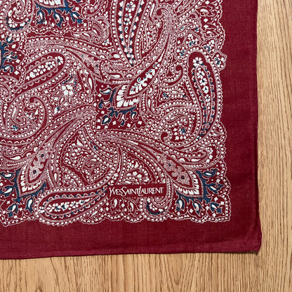 Vintage Yves Saint Laurent Handkerchief