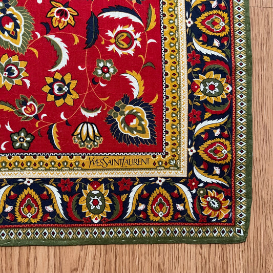 Vintage Yves Saint Laurent Handkerchief