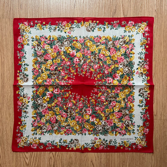 Vintage Yves Saint Laurent Handkerchief