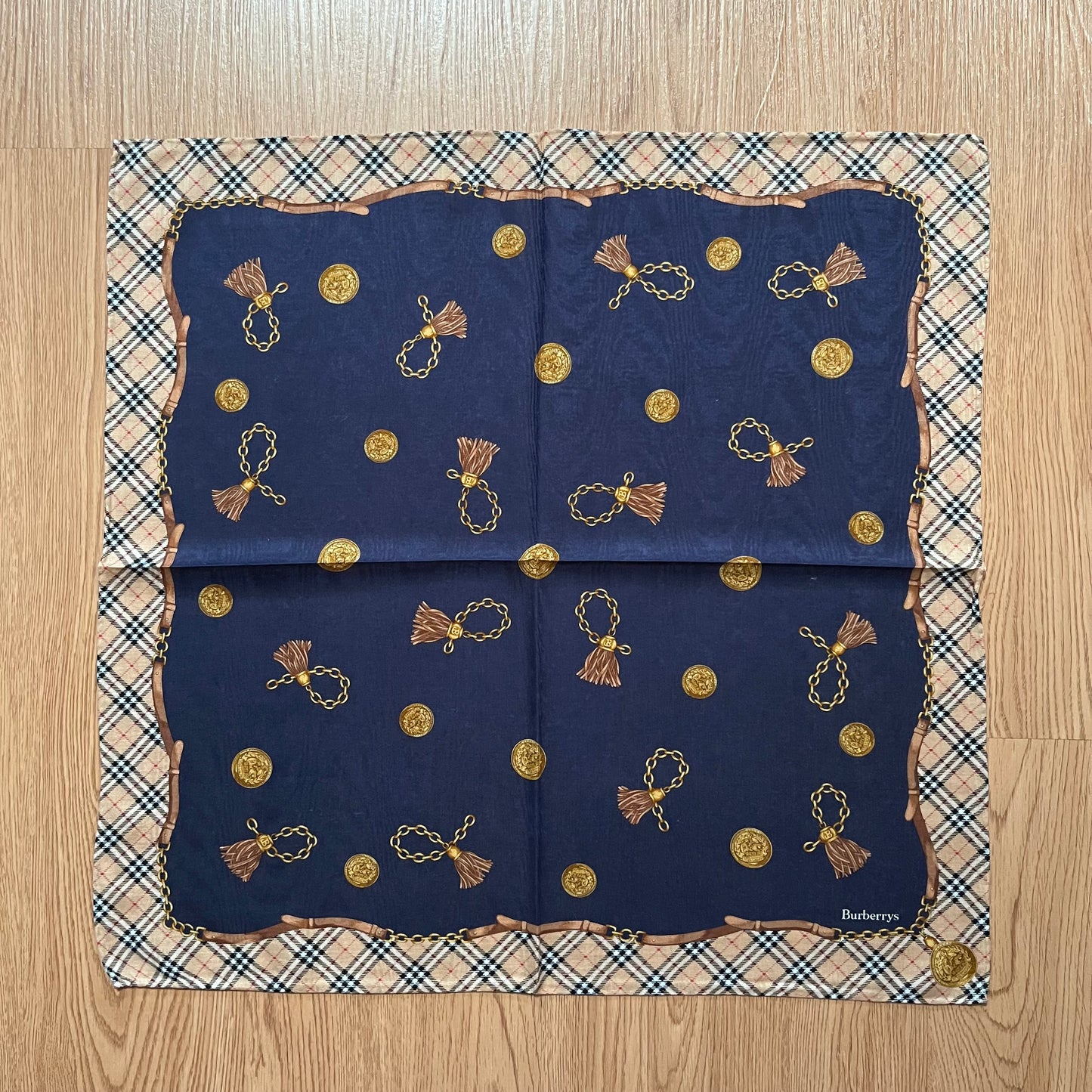 Vintage Burberry Handkerchief