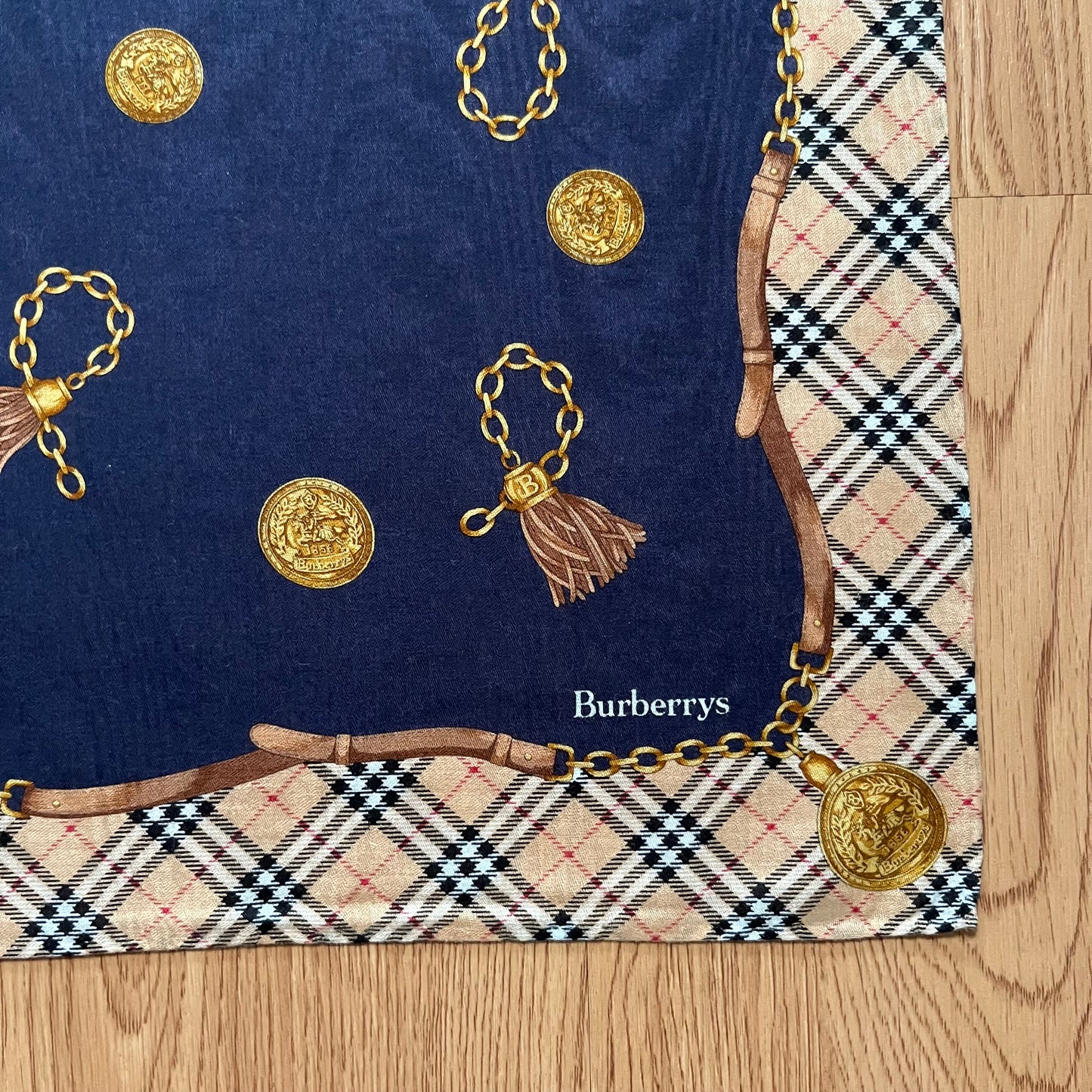 Vintage Burberry Handkerchief