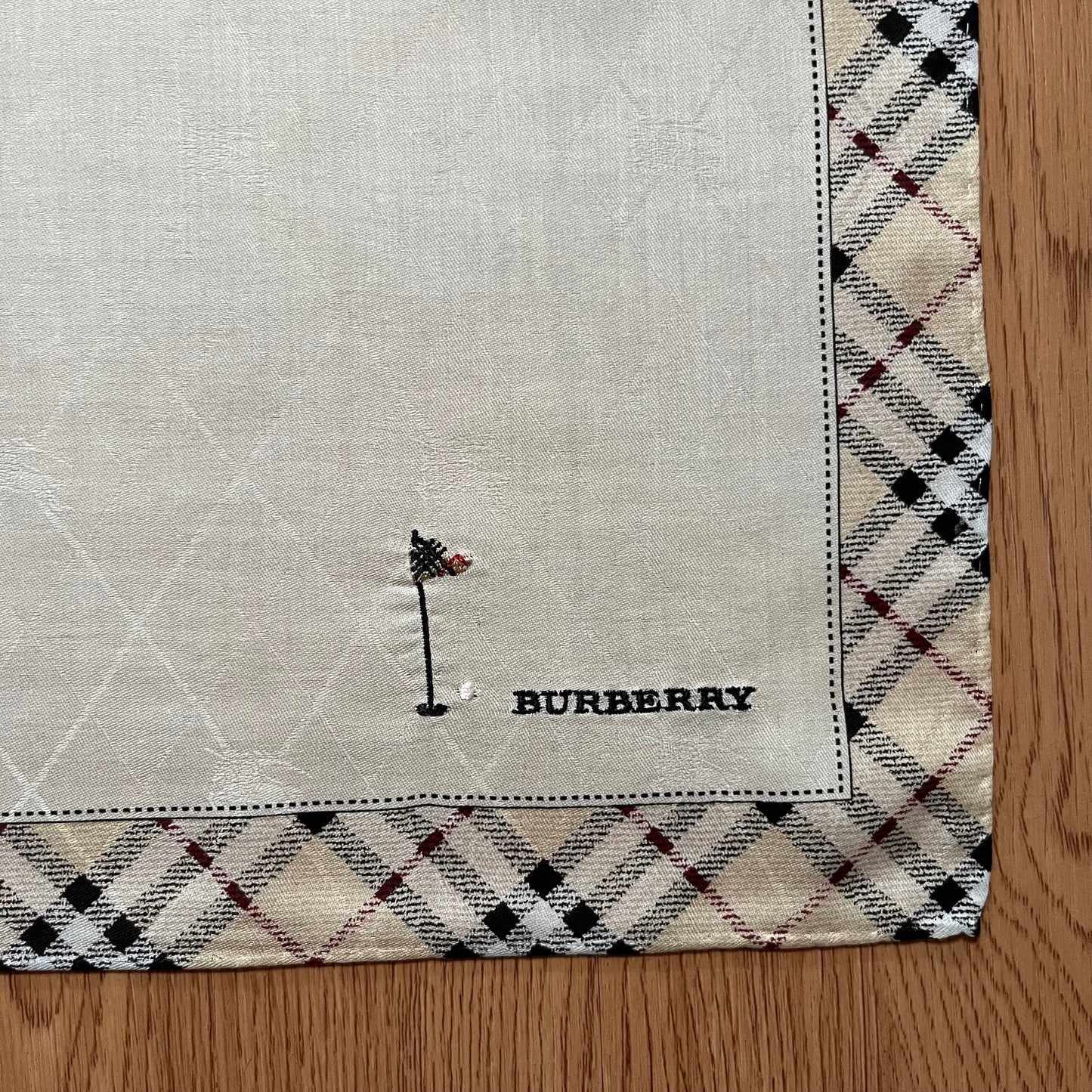 Vintage Burberry Handkerchief