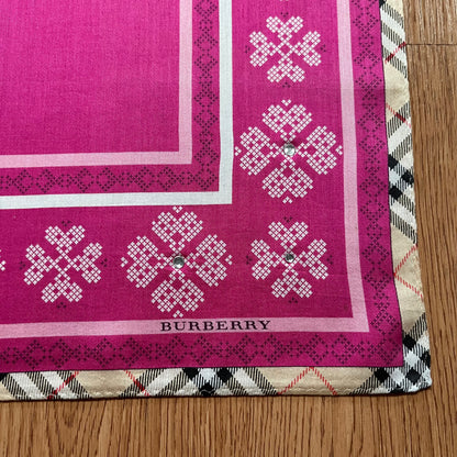 Vintage Burberry Handkerchief