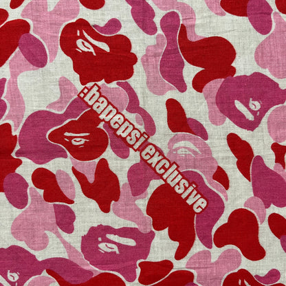 A Bathing Ape x Pepsi Pink Camo Handkerchief