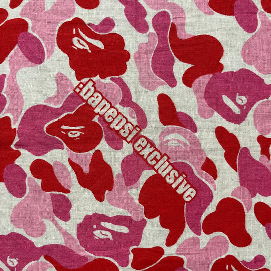 A Bathing Ape x Pepsi Pink Camo Handkerchief