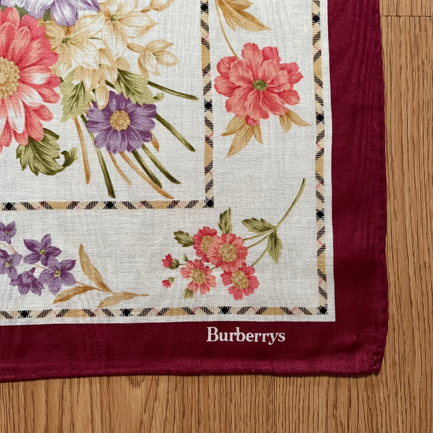 Vintage Burberry Handkerchief