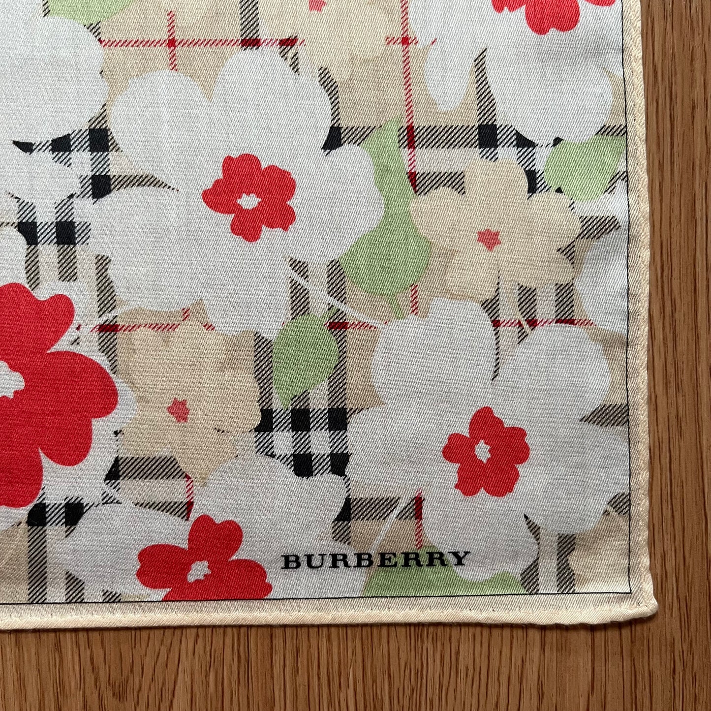 Vintage Burberry Handkerchief