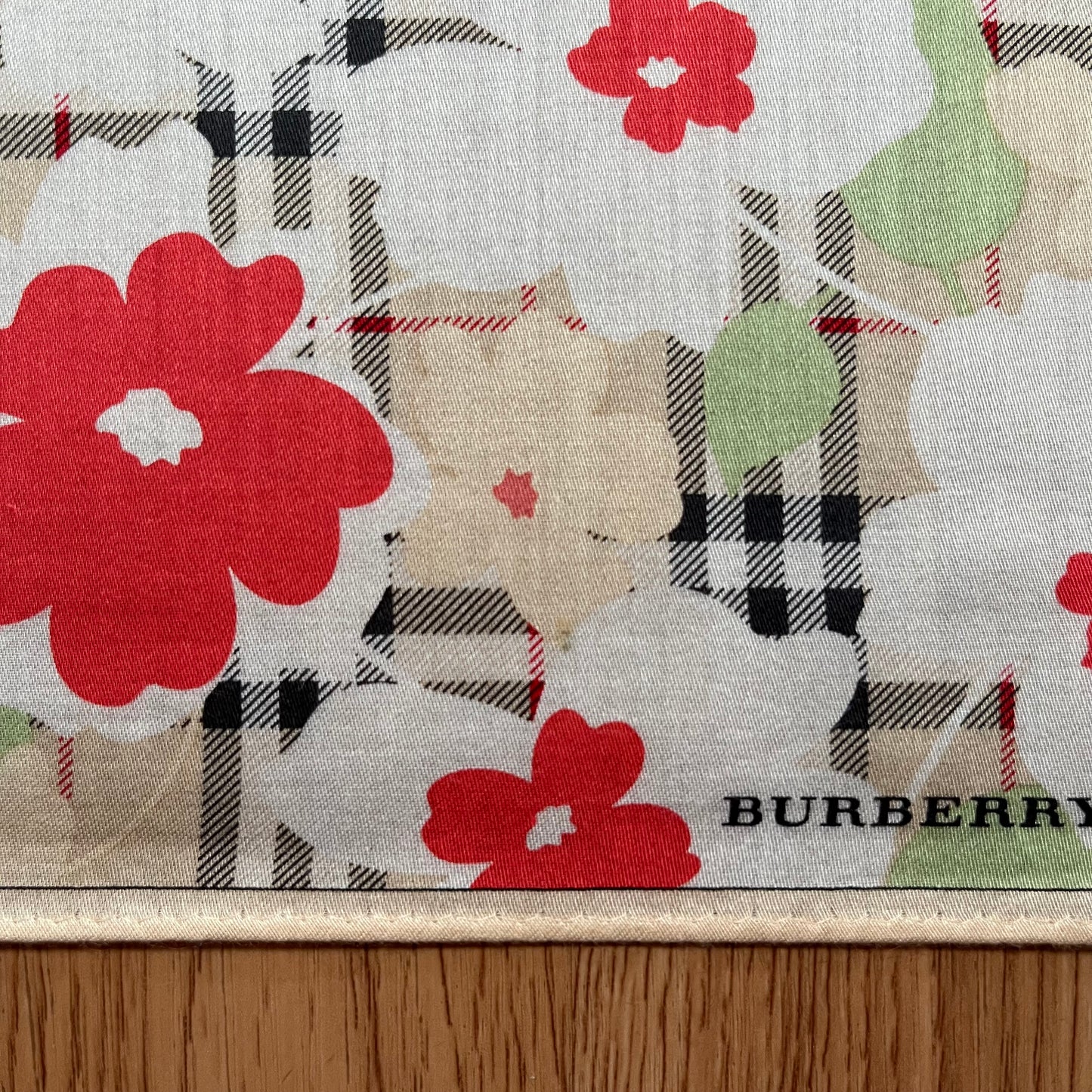 Vintage Burberry Handkerchief