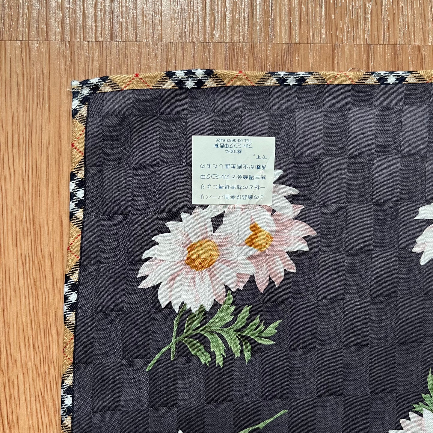 Vintage Burberry Handkerchief