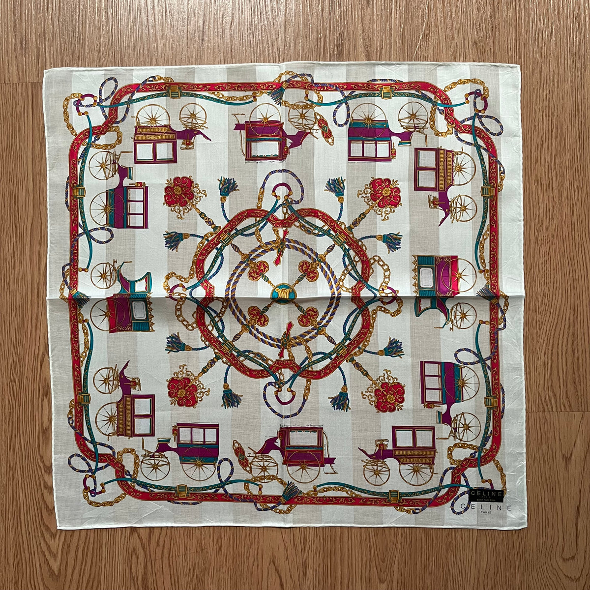Vintage Celine Paris Handkerchief