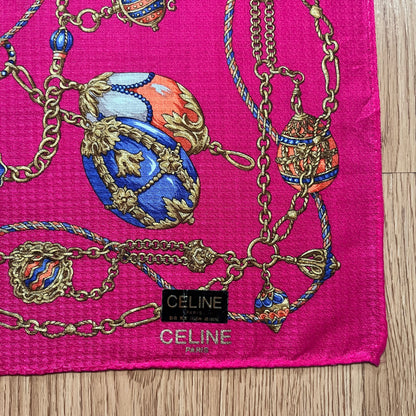 Vintage Celine Paris Handkerchief