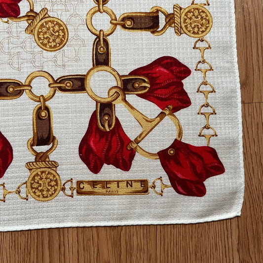 Vintage Celine Paris Handkerchief