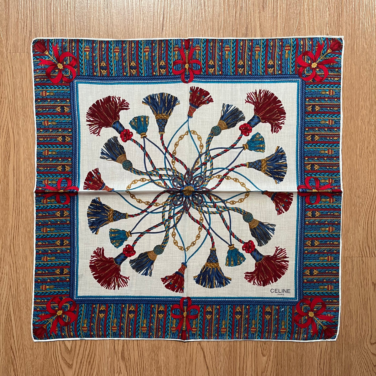 Vintage Celine Paris Handkerchief