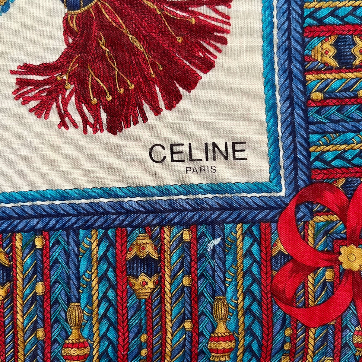 Vintage Celine Paris Handkerchief