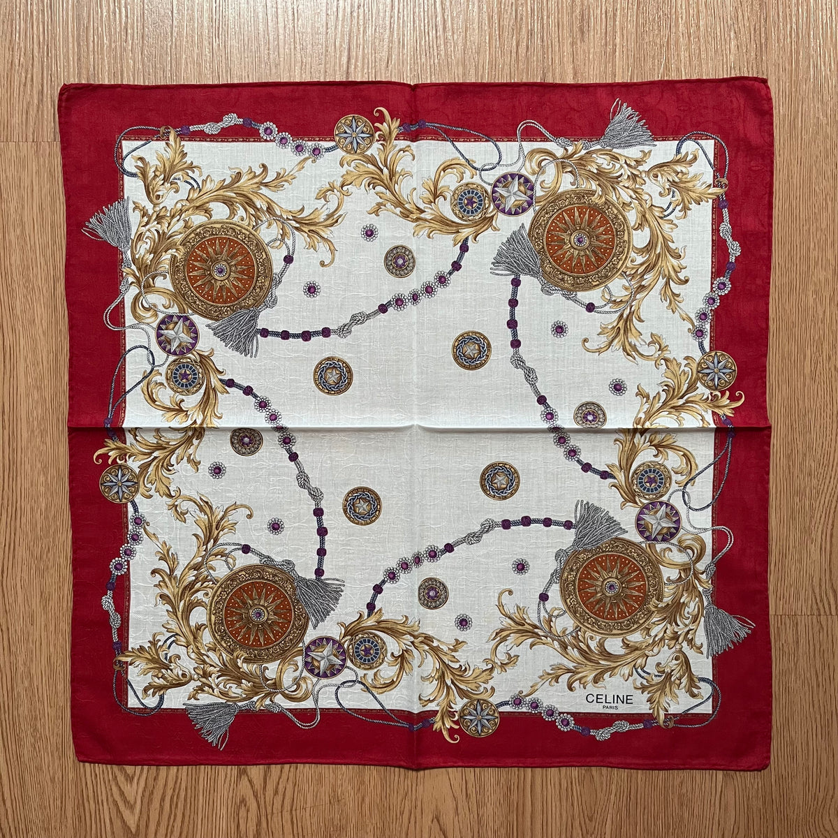 Vintage Celine Paris Handkerchief