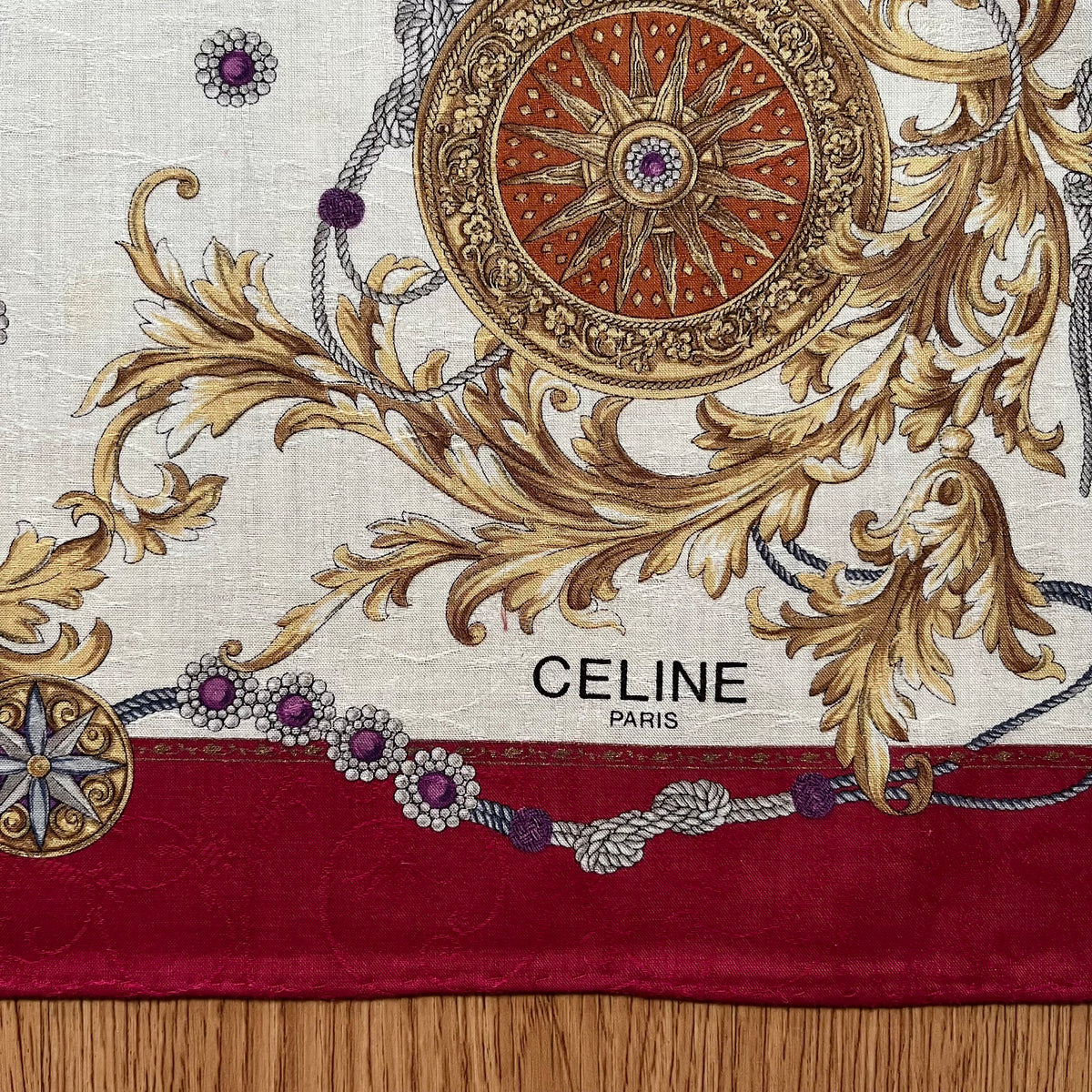 Vintage Celine Paris Handkerchief