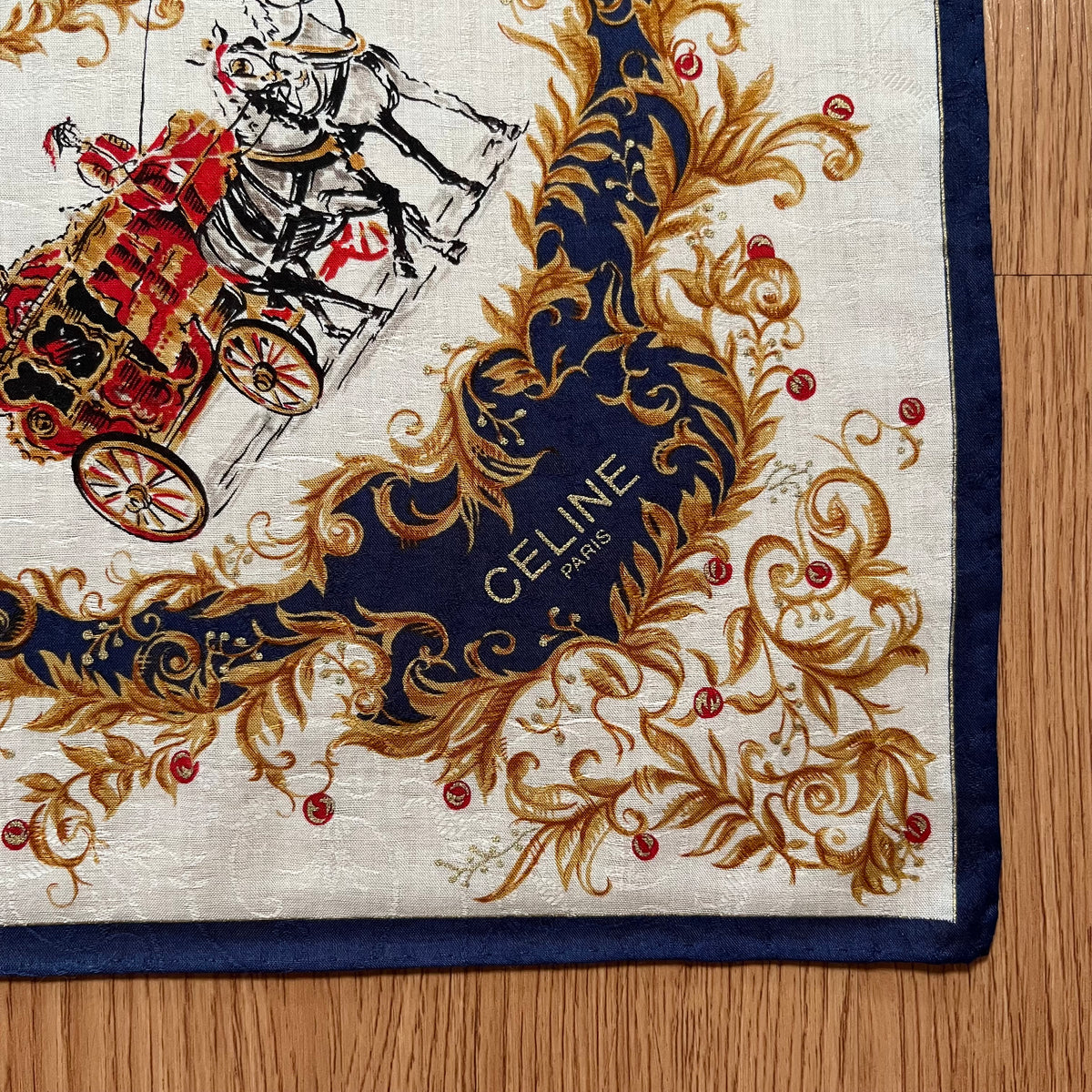 Vintage Celine Paris Handkerchief