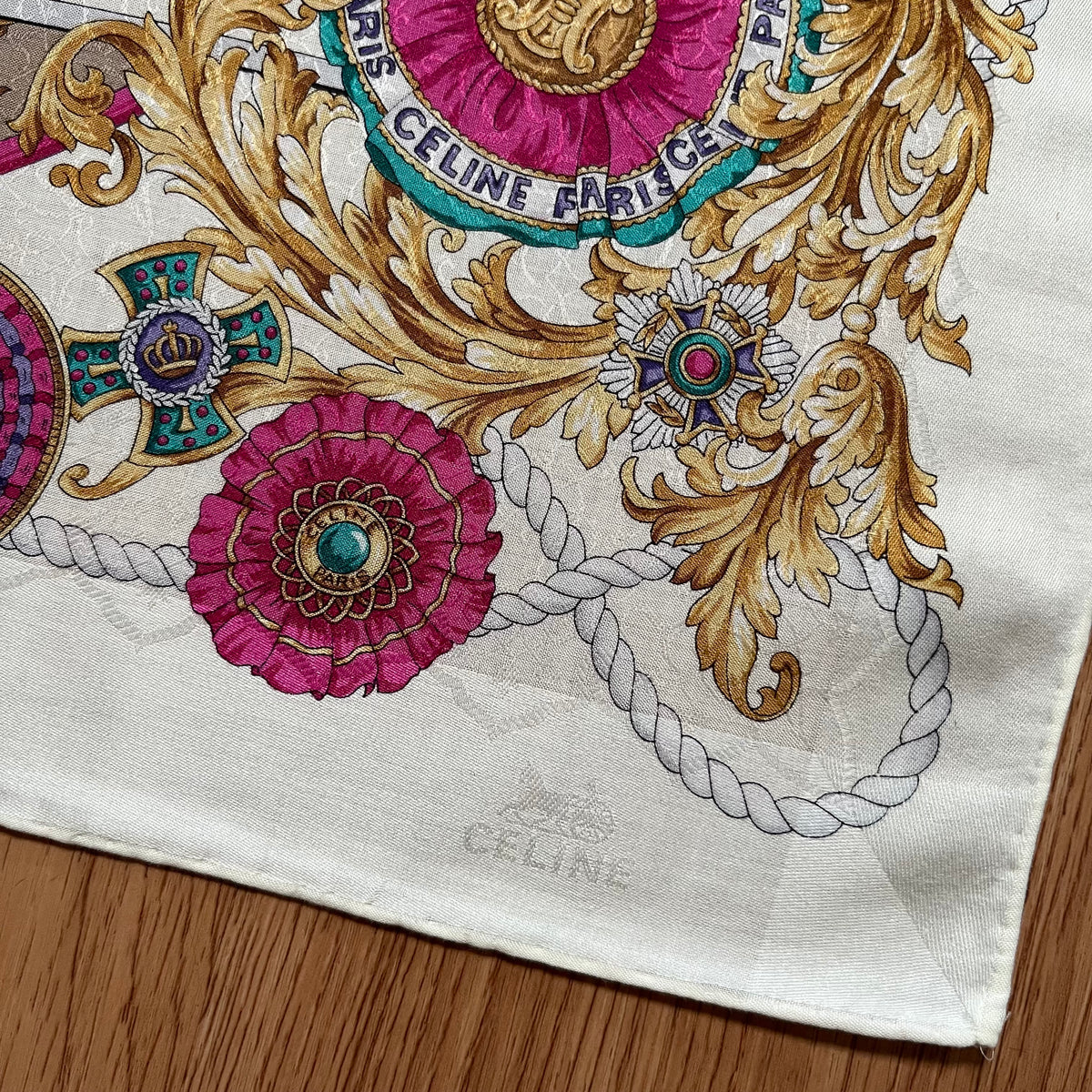 Vintage Celine Paris Handkerchief
