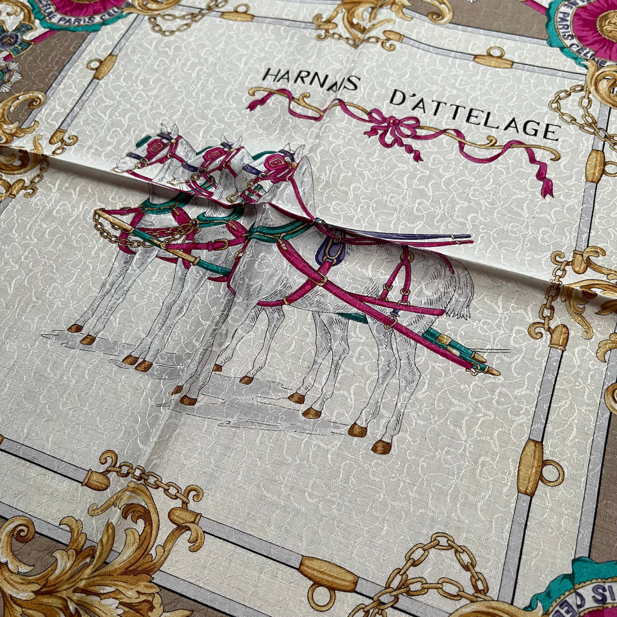 Vintage Celine Paris Handkerchief