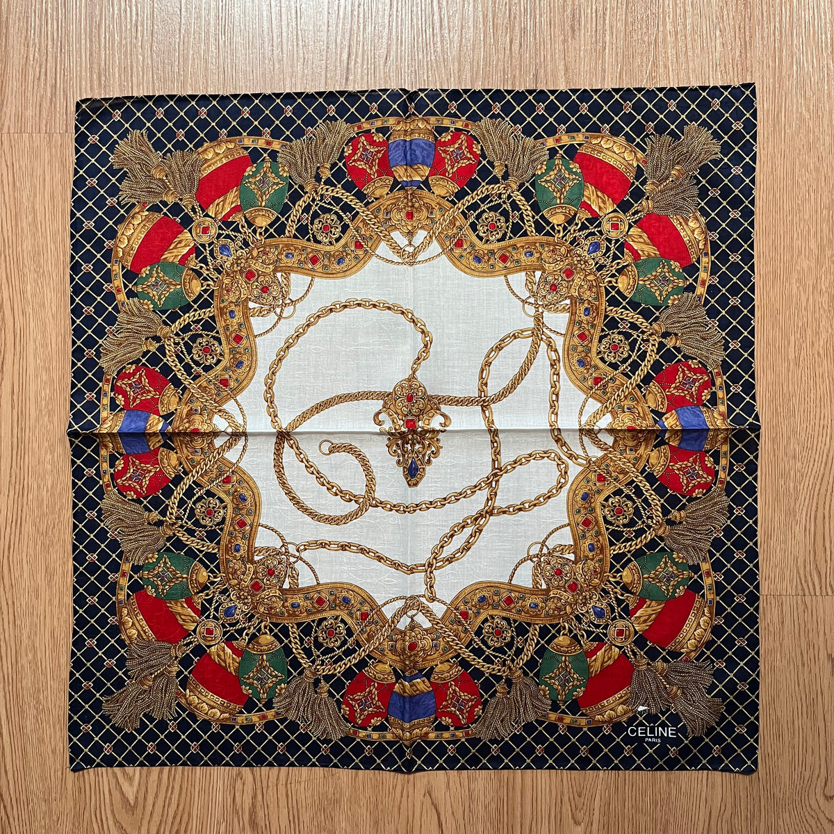 Vintage Celine Paris Handkerchief