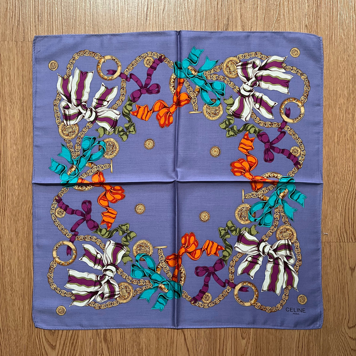 Vintage Celine Paris Handkerchief