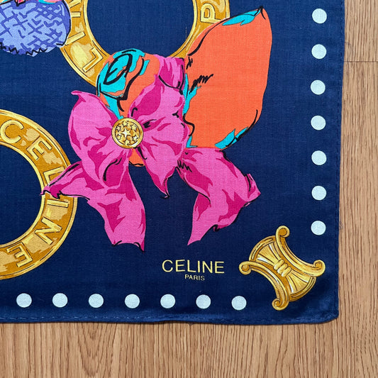 Vintage Celine Paris Handkerchief